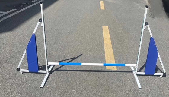 애완견 훈련 점프 울타리 알루미늄 프레임으로 접힌 애완 동물 훈련 장비