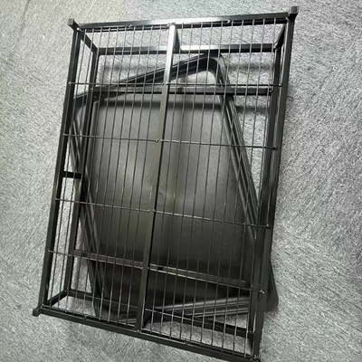 실내 개 쓰레기 상자 스테인레스 스틸 화장실 강아지 훈련 애완 동물 용품으로 씻을 수 있습니다