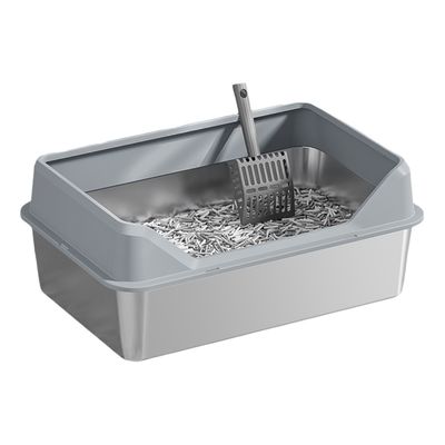 스테인리스 스틸 및 플라스틱 메인 고양이 쓰레기 상자 로딩량 20 GP 70 세트