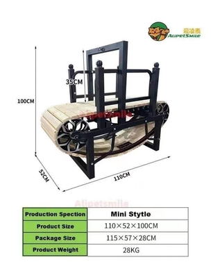 도보용 실내 개 트레드밀 220파운드 175cm*52cm*130cm까지 내구성 있는 목재