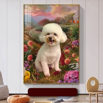 애완 동물 초상화 알루미늄 합금 그림 프레임