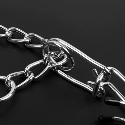 디자인 금속 분리 가능한 개 훈련 체인 목걸이 개인 애완 동물 훈련