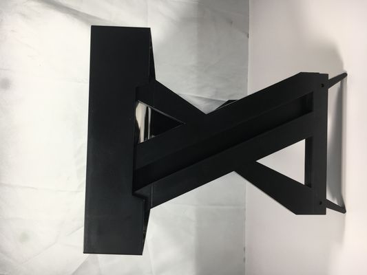 블랙 스테인레스 스틸 듀얼 볼 대견을 위해 서있다