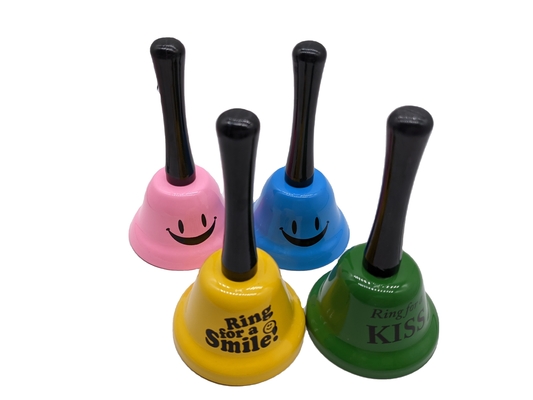 75mm*135mm 다채로운 금속 손잡이 학교 교실용 호출 벨