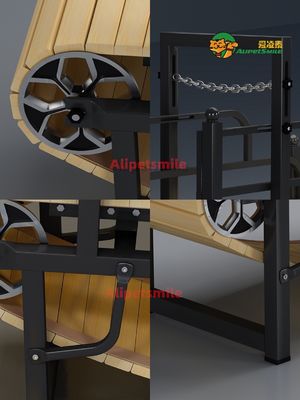 애완 동물 훈련을위한 맞춤형 모터화 된 개 트레드밀 색상 옵션과 내구성