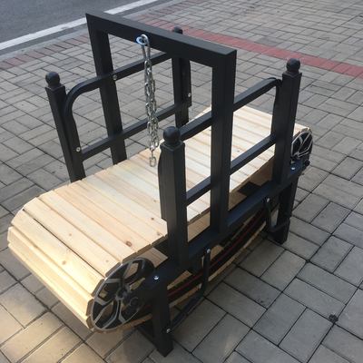 작은 동물 힘 없는 개 달리기 트레드밀 훈련 성공과 행동 개선