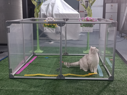 강아지 보호용 맞춤형 알루미늄 개 울타리/중장 가능한 아크릴 개 놀이장