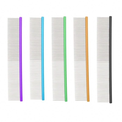 기능성 헤어 관리 애완 동물 개 comb 사용자 지정 색상과 내구성 알루미늄 합금