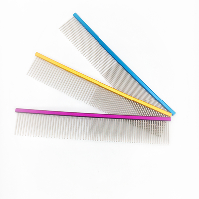 기능성 헤어 관리 애완 동물 개 comb 사용자 지정 색상과 내구성 알루미늄 합금