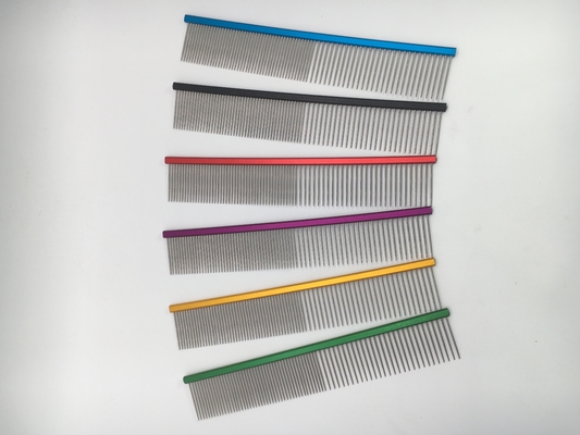 기능성 헤어 관리 애완 동물 개 comb 사용자 지정 색상과 내구성 알루미늄 합금
