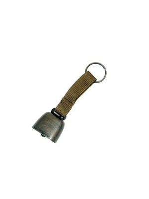 핸들 트레이드 벨 미니 반려견 매력 소 벨 하이킹 및 캠핑 120mm * 35mm 브라운