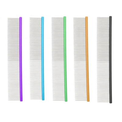 정비 도구 스테인레스 스틸 애완 동물 Comb 고양이 개 Comb 오픈 노트 Comb 사용자 정의 로고