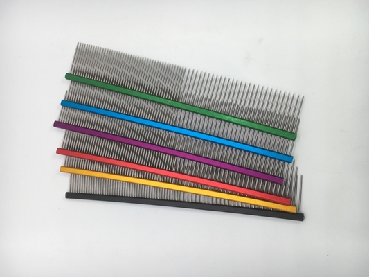 정비 도구 스테인레스 스틸 애완 동물 Comb 고양이 개 Comb 오픈 노트 Comb 사용자 정의 로고