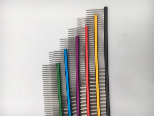 정비 도구 스테인레스 스틸 애완 동물 Comb 고양이 개 Comb 오픈 노트 Comb 사용자 정의 로고