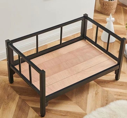 반려동물 매트리스 포함되지 않습니다. 습기에 저항하는 금속, 높이는 개 침대, 래탄, 개 고양이 침대