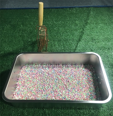 45x30x10cm 스테인레스 스틸 고양이 쓰레기 용기