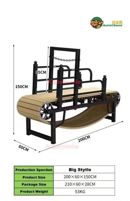 175cm*52cm*130cm/200cm*58cm*150cm 개 트레드밀 견고한 나무 실내 운동에 이상적입니다